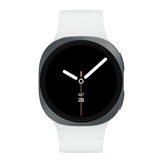 Galaxy Watch8 | 40 мм | Graphite | Sport/White | M/L, Размер: 40 мм, Цвет: Graphite, Тип ремешка: Sport, Цвет ремешка: White, Размер ремешка: M/L, Подключение часов: Bluetooth / Wi-Fi, изображение 2